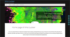 Desktop Screenshot of lucieer.net