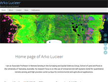 Tablet Screenshot of lucieer.net